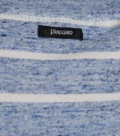 Vanguard T-Shirt Strepen Blauw -Kleding Kortingswinkel 78028 6
