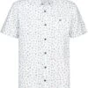 Petrol Short Sleeve Overhemd Print Groen -Kleding Kortingswinkel 78033 1