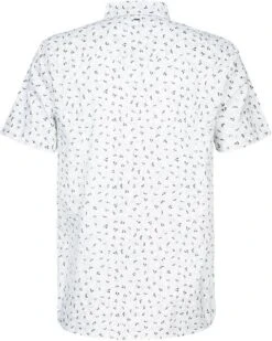 Petrol Short Sleeve Overhemd Print Groen -Kleding Kortingswinkel 78033 6