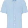 Hugo Boss Short Sleeve Relegant Overhemd Lichtblauw -Kleding Kortingswinkel 78034 1